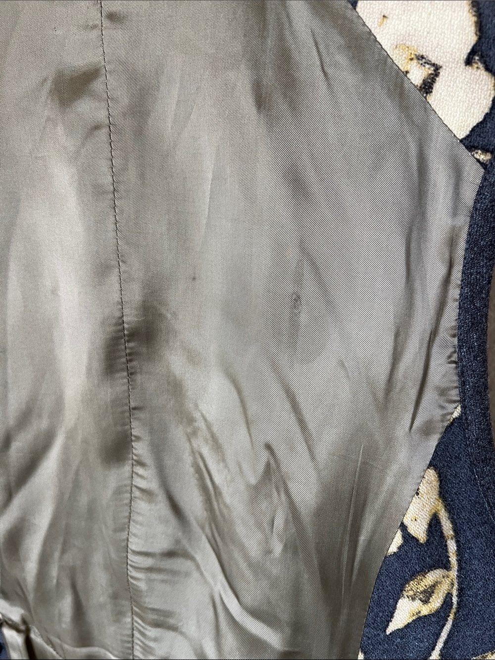Dries Van Noten vintage wool grey floral vest - Picture 7 of 7
